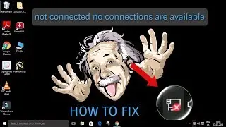 How To Fix Red X On WIFI Not Connected No Connections Are Available Solve - (Windows) 7/8/8.1/10