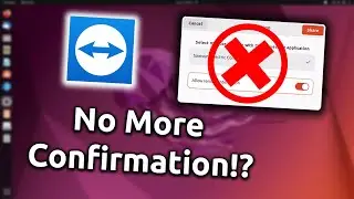 TeamViewer Allow Remote Control without Confirmation in Linux