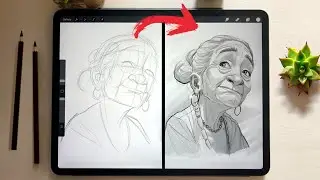 Drawing Of An Old Lady!