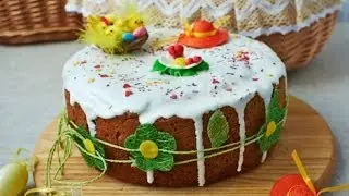 Пасхальный кулич в мультиварке и рецепт глазури