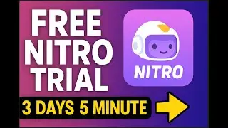 How to Get FREE Discord Nitro Trial (3 Days) in 5 Minutes!