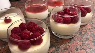 Панакотта рецепт  Десерт за 5 минут Panacotta recipe Dessert in 5 minutes 