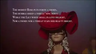 Florence Welch reading The Lilly (poem by William Blake) - Gucci - Spring Summer 2017