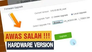 UPGRADE FIRMWARE WIFI ROUTER TENDA AC6 - AC1200