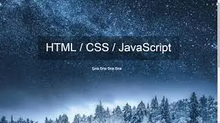 HTML / CSS / JavaScript в cPortfolio
