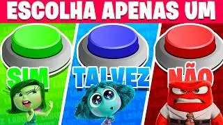 🟢🟡🔴SIM TALVEZ OU NÃO | ESCOLHA APENAS UM BOTÃO DIVERTIDAMENTE 2 #quiz #labquiz