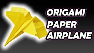 Discover the art of folding an origami paper plane #origami