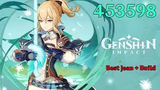 Jean 60k To 450k Damage Showcase | Best Jean Genshin Impact