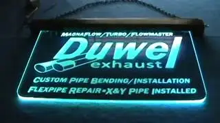 LED Edge Lit Hanging Signs