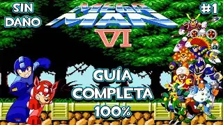Mega Man 6 (NES) - Complete Guide 100% Part 1 of 2 (No Damage) (2017)