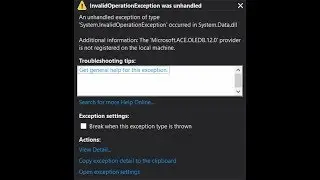 AsalTulisAje : How To Fix Ace Oledb 12.0 Provider Is Not Registered On The Local Machine