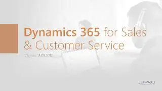 WEBINAR: Dynamics 365 for Sales & Customer Service