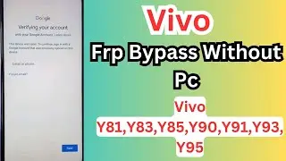 Vivo y81 Frp Bypass Without Pc | Vivo 1803 Google Bypass Unlock | Vivo y81,y83,y91,y93 Frp Bypass