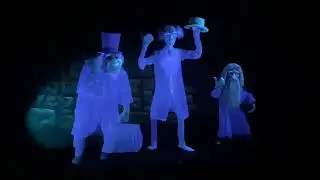 Disney's Haunted Mansion Hitchhiking Ghosts Loop with Sounds