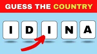 Can You Guess The Country By It's Scrambled Name?