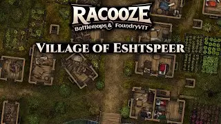 Village of Eshtspeer - Battlemap Creation - Timelapse