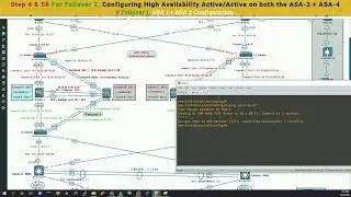 Configure Active/Active Failover in Fabric 2 | High Availability & OSPF Authentication | Step 4 & 5