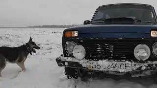ЗИМНИЕ ПОКАТУШКИ НА НИВЕ ПО СНЕГУ!!! ОТДЫХ СЕМЬЁЙ (LADA 4X4)