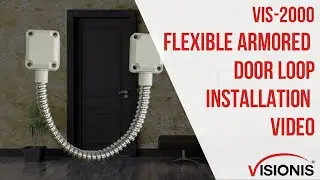 Flexible Stainless Steel Armored Door Loop Zinc Plated VIS-2000 - Installation Video
