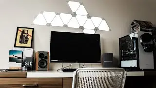 Minimalist GAMING/ PRODUCTIVITY DESK Setup Tour 2020!