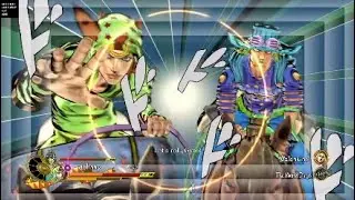 Jojo's Bizzare adventure Eyes of Heaven Johnny and Gyro vs Diego and Funny Valentine