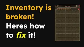 Drakensang Inventory Issues!