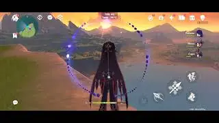 Genshin Impact природа и графика на высоких на POCO X3 PRO