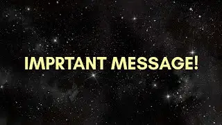 THIS MESSAGE IS MEANT FOR YOU TODAY!