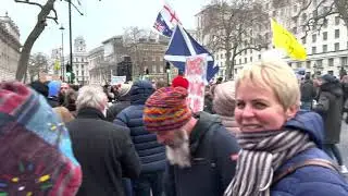 London Walk | Thousands National Health Service (NHS) & Healthcare Workers Protests in London 4kHDR