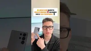 NON fare questo ERRORE quando usi il tuo telefono!