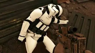 Starwars Battlefront 2 female stormtrooper ryona