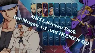Amazing MBTL Screen Pack for Mugen 1.1 and IKEMEN-GO by nanananaya