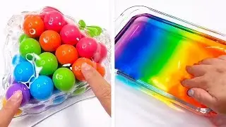 Mixing All My Slime Smoothie and learn colors with nursery rhymes songs for kids