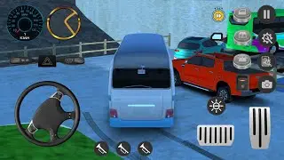 Mini Bus Simulator Van Games - Transport Passengers In The City on Mini Bus - Mobile Gameplay #4