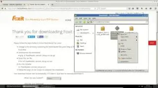 Section 8   install Foxit
