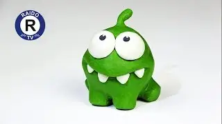 SCULPTING OM NOM. OM NOM. HOW TO SCULPT OM NOM? OM NOM FROM PLASTICINE. LEARNING. | 