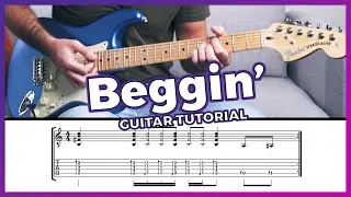 How To Play Beggin' - Måneskin [EASY GUITAR TUTORIAL / LESSON w/ CHORDS & TAB]