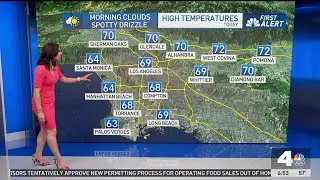 First Alert Forecast: Slowly clearing marine layer