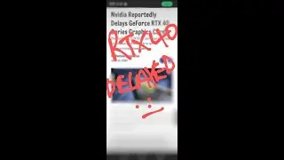 Nvidia RTX 40 Series Delayed 😂