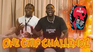 Doing the ONE CHIP CHALLENGE with MosesLdn