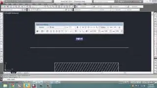 Hatching and Text Style Changing