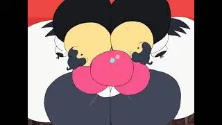 Bee inflates Loona with a kiss -Animation w/ audio