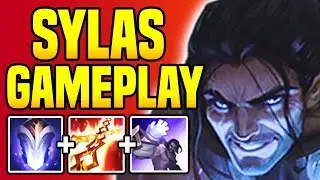 SYLAS MID GAMEPLAY! INSANE BURST AND OUTPLAY POTENTIAL!! - League of Legends