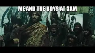 Me and the boys at 3am