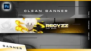 Cool Anime Banner for Youtube Tutorial Photoshop