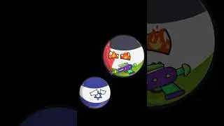 🇮🇱Israel team Vs 🇵🇸Palestine team #shorts #countryballs #youtubeshorts #palestine #israel