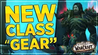 NEW Class Gear On The Character Customization Screen |  Shadowlands Alpha