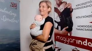BABAHORDOZÁS | Újszülött baba hordozása Magyarinda csatos hordozóban