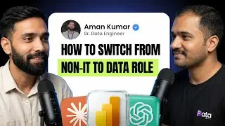 How He Switched From NON-IT to Senior Data Analyst 🤯 | Real Story 🔥 | Podcast 01