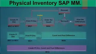 14) Physical Inventory in SAP MM  (ECC / S4 HANA).